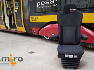 Test fotela motorniczego w tramwaju MPK Łódź 